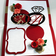 Load image into Gallery viewer, Custom Interlocking Infinite Rings Card