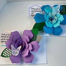 Load image into Gallery viewer, Blooming Flower Pop-Up Card