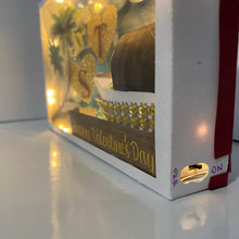 Load image into Gallery viewer, Custom Made Light Up Shadow Box Card