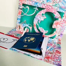 Load image into Gallery viewer, Customizable Passport Birthday Card