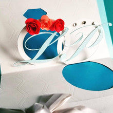 Load image into Gallery viewer, Custom Interlocking Infinite Rings Card