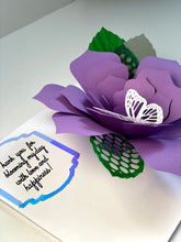 Load image into Gallery viewer, Blooming Flower Pop-Up Card