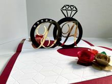 Load image into Gallery viewer, Custom Interlocking Infinite Rings Card