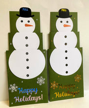 Load image into Gallery viewer, Happy Holidays Snowman Pull Tab Card