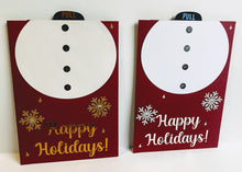 Load image into Gallery viewer, Happy Holidays Snowman Pull Tab Card