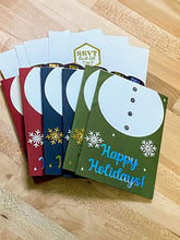 Load image into Gallery viewer, Happy Holidays Snowman Pull Tab Card