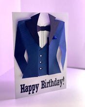 Load image into Gallery viewer, Suit/Tuxedo Birthday Card