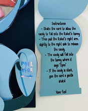 Load image into Gallery viewer, Robot Candy Machine Card (Personalizable and Refillable)