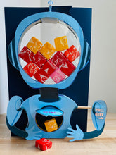 Load image into Gallery viewer, Robot Candy Machine Card (Personalizable and Refillable)
