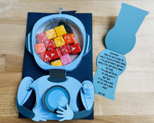 Load image into Gallery viewer, Robot Candy Machine Card (Personalizable and Refillable)