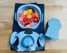 Load image into Gallery viewer, Robot Candy Machine Card (Personalizable and Refillable)