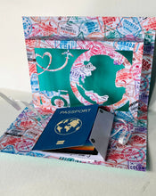 Load image into Gallery viewer, Customizable Passport Birthday Card